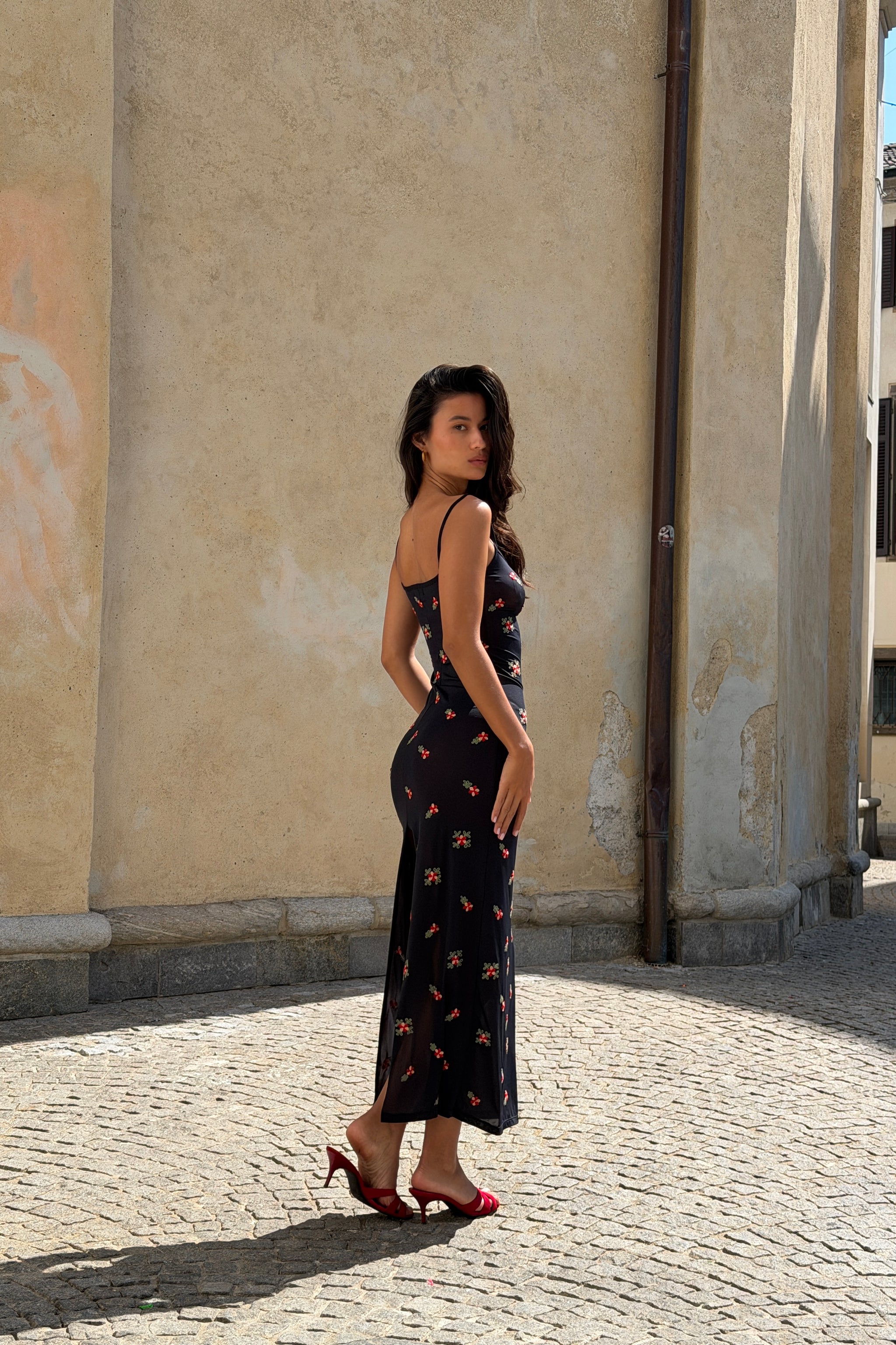 indah river maxi dress Indah River Maxi Dress in Clear