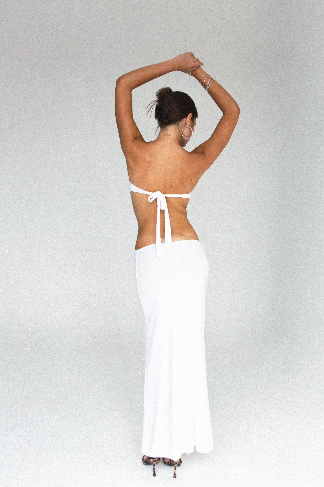 Bruna Strapless White Maxi Dress | Indah Indah Clothing Bruna Strapless White Maxi Dress | Indah Indah Clothing