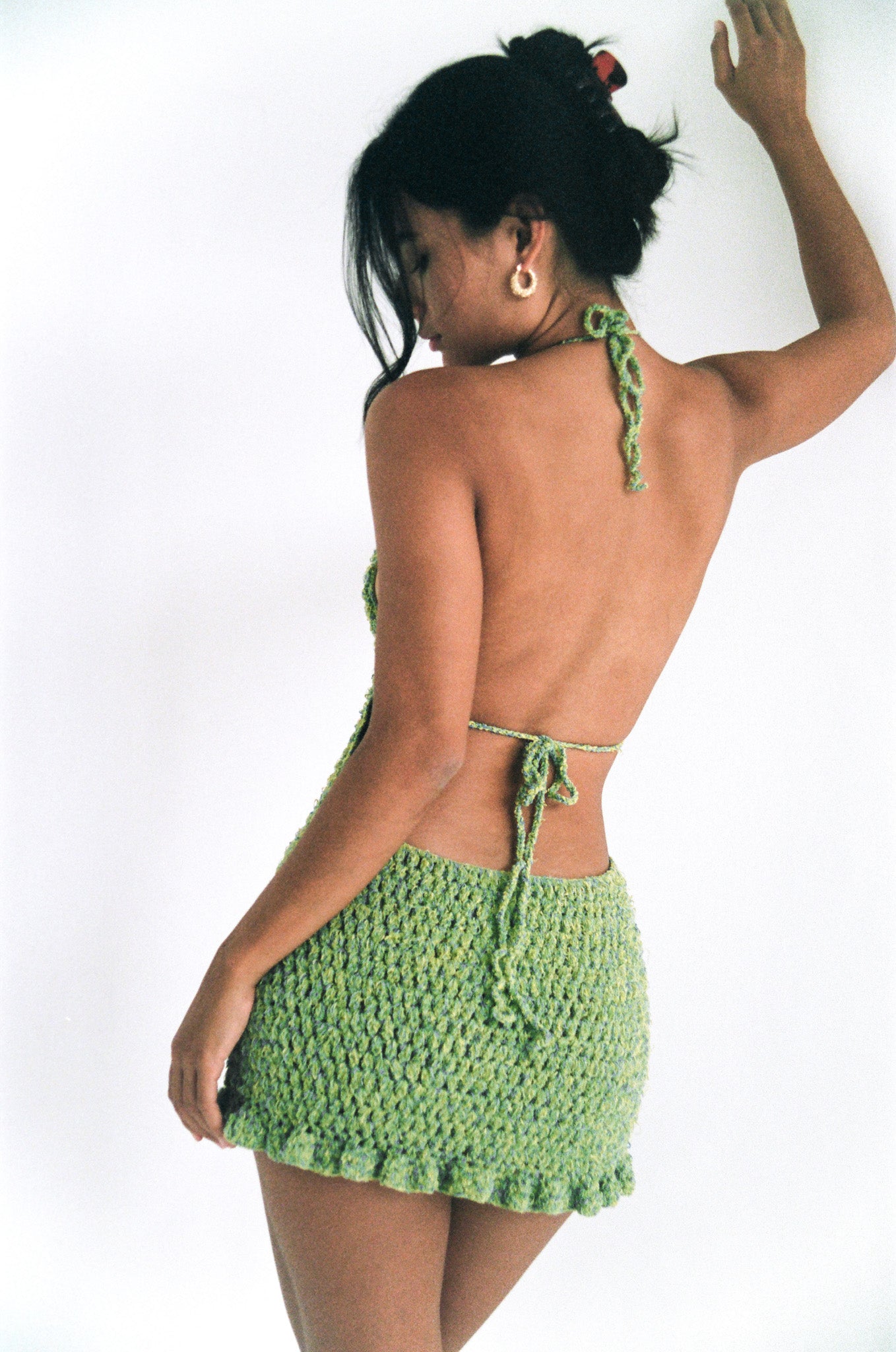 Heather Crochet Mini Dress – Indah Clothing Heather Crochet Mini Dress – Indah Clothing