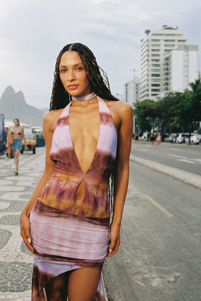 indah rain maxi dress Hazel Tie Dye Maxi Dress